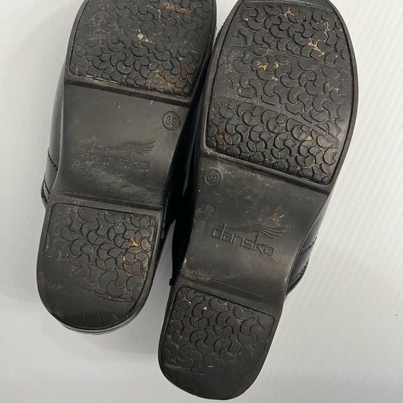 Dansko Shiny Black clogs women’s size 39 - Picture 10 of 13